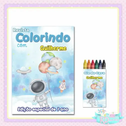 Kit Colorir Astronauta