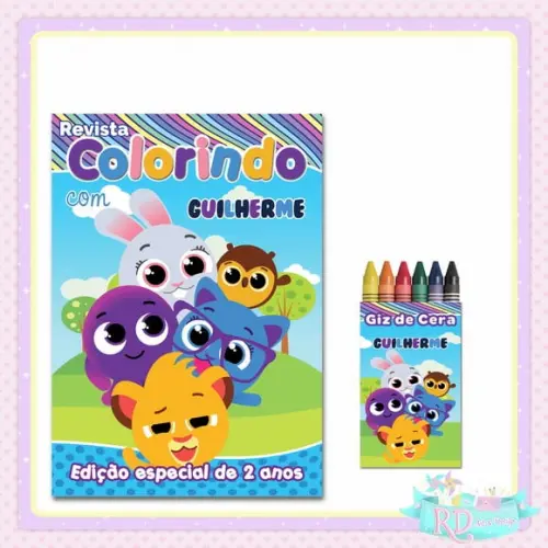 Kit Colorir Bolofofos