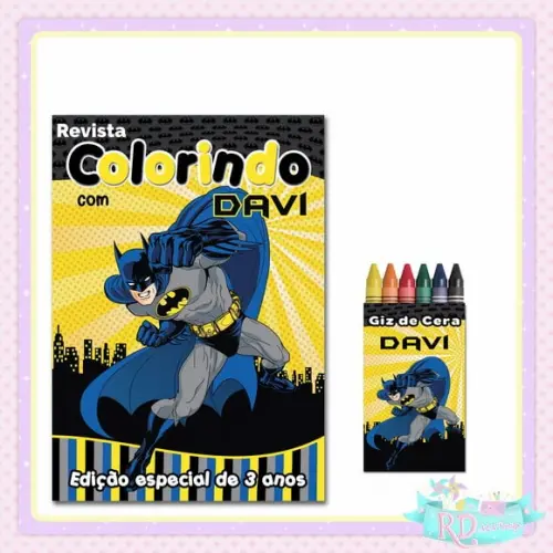 Kit Colorir Batman