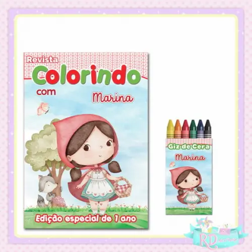 Kit Colorir Chapeuzinho Vermelho