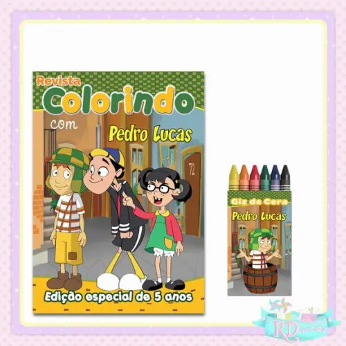 Kit Colorir Chaves