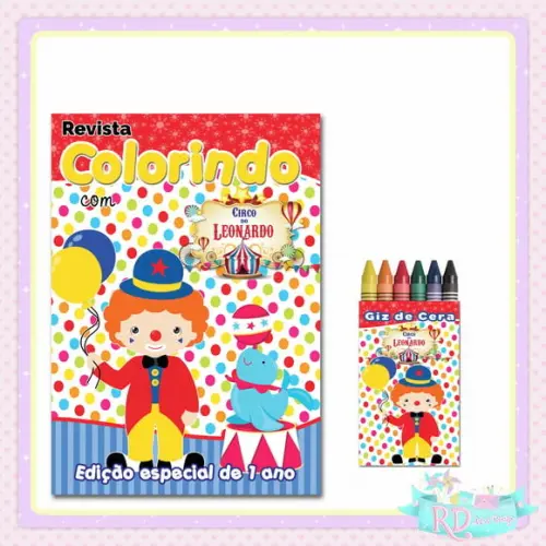 Kit Colorir Circo
