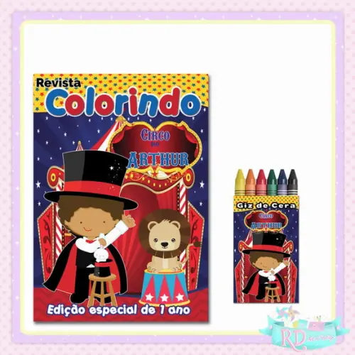 Kit Colorir Circo