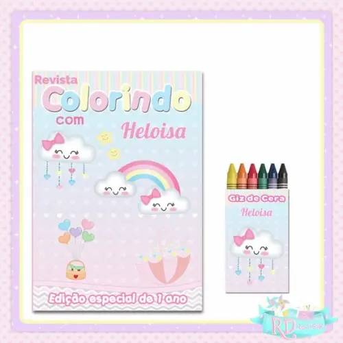 Kit Colorir Chuva de Bençãos