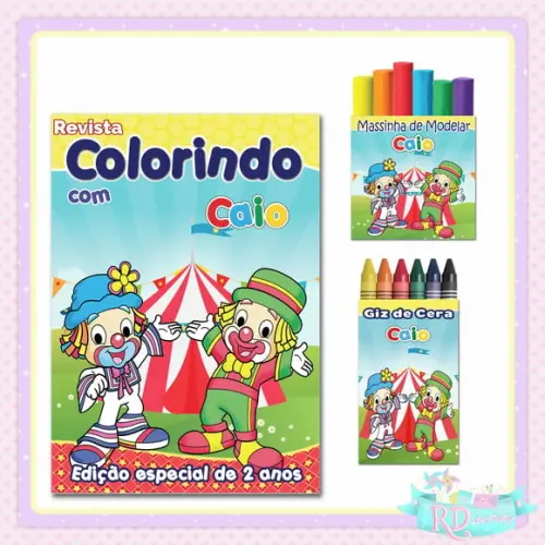 Kit Colorir com Massinha Patati Patatá