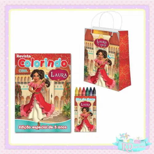 Kit Colorir com Sacolinha Elena de Avalor