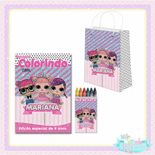 Kit Colorir com Sacolinha Lol Surprise