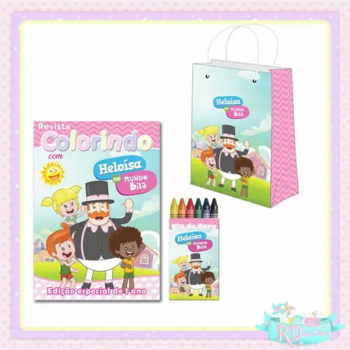 Kit Colorir com Sacolinha Mundo Bita