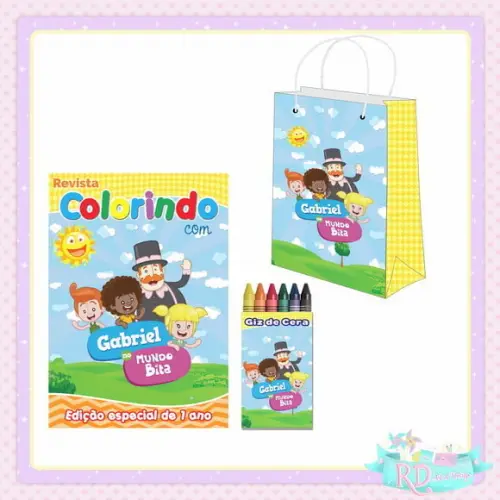 Kit Colorir com Sacolinha Mundo Bita