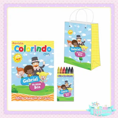 Kit Colorir com Sacolinha Mundo Bita