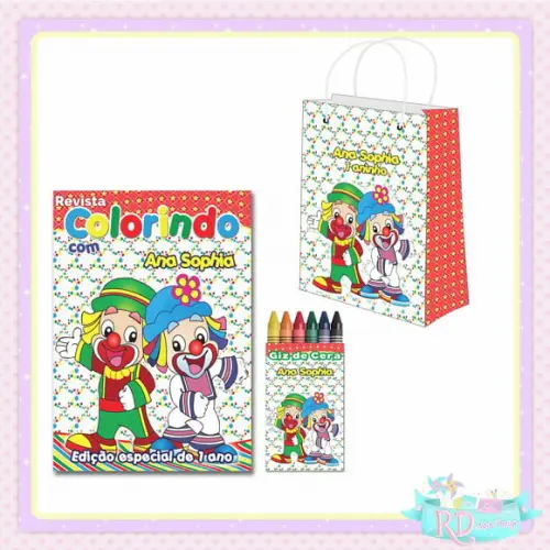 Kit Colorir com Sacolinha Patati Patatá