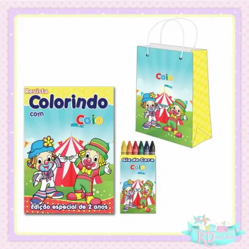 Kit Colorir com Sacolinha Patati Patatá