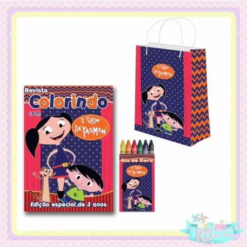 Kit Colorir com sacolinha Show da Luna