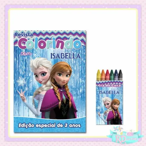 Kit Colorir Frozen