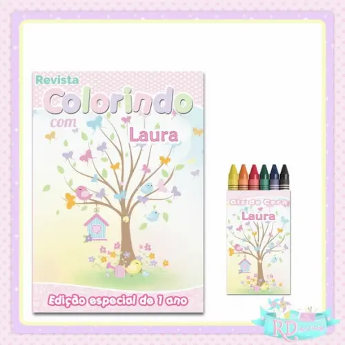 Kit Colorir Jardim Encantado