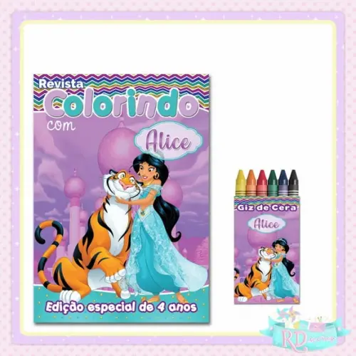 Kit Colorir Jasmine
