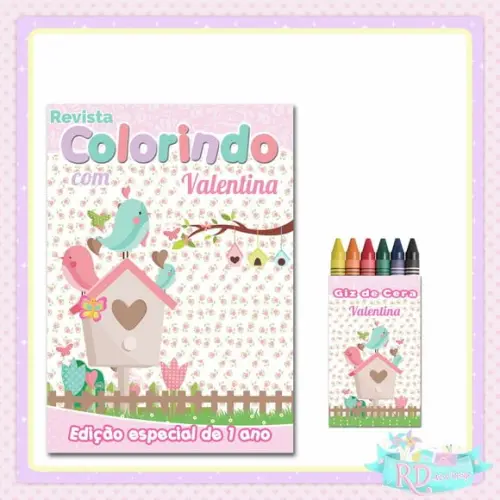 Kit Colorir Jardim Encantado