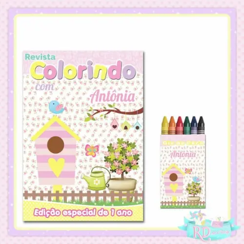 Kit Colorir Jardim Encantado