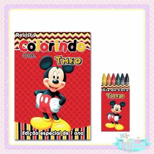Kit Colorir Mickey