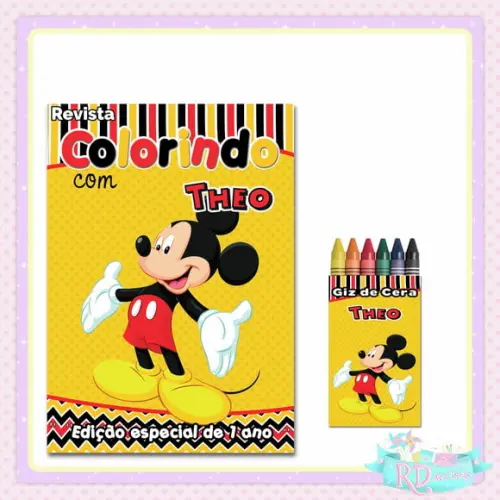 Kit Colorir Mickey
