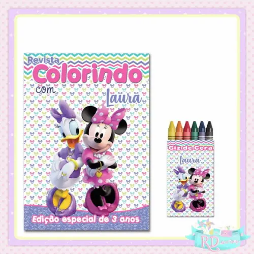 Kit Colorir Minnie e Margarida