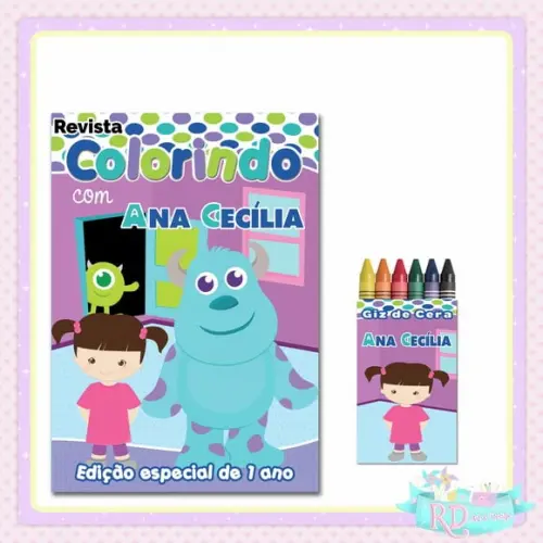 Kit Colorir Monstros SA