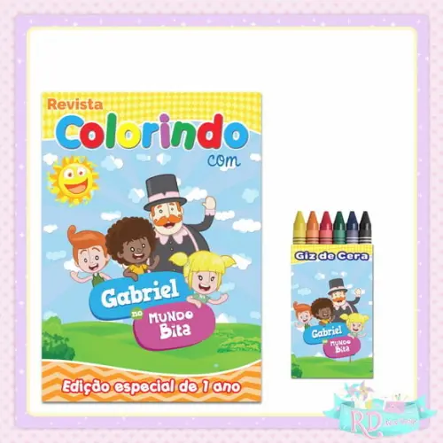 Kit Colorir Mundo Bita
