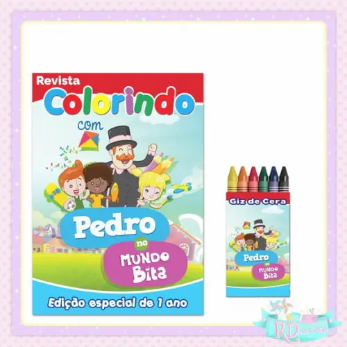 Kit Colorir Mundo Bita