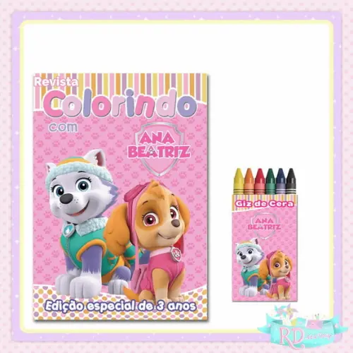 Kit Colorir Patrulha Canina