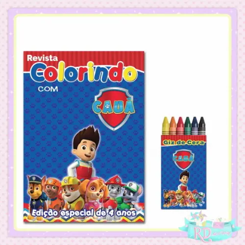 Kit Colorir Patrulha Canina