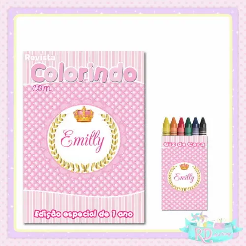 Kit Colorir Realeza