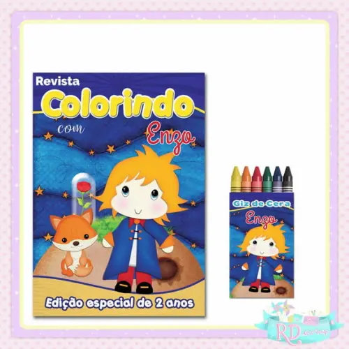 Kit Colorir Pequeno Príncipe