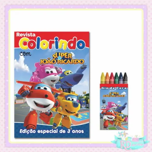 Kit Colorir Super Wings