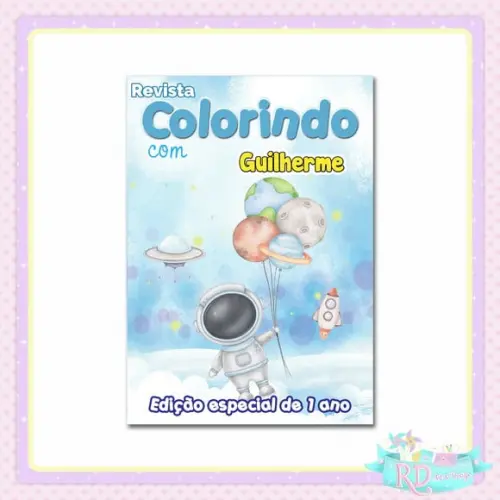 Livrinho de Colorir Astronauta