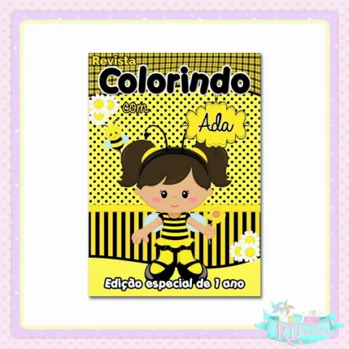 Livrinho de Colorir Abelhinha
