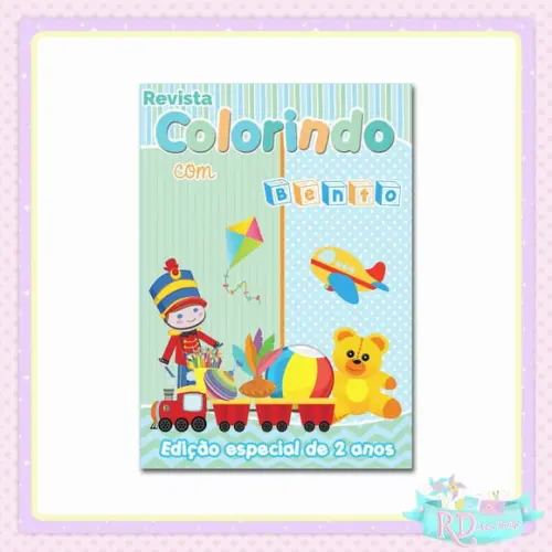 Livrinho de Colorir Brinquedos