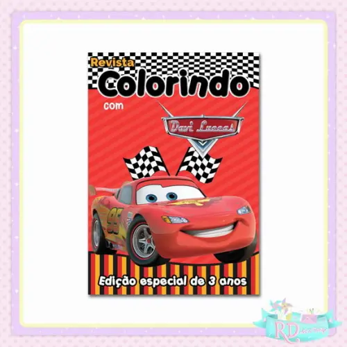 Livrinho de Colorir Carros