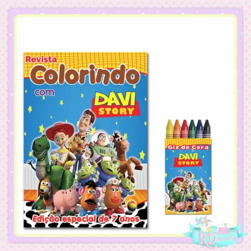 Kit Colorir Toy Story