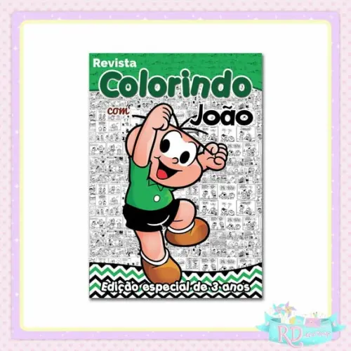 Livrinho de Colorir Cebolinha