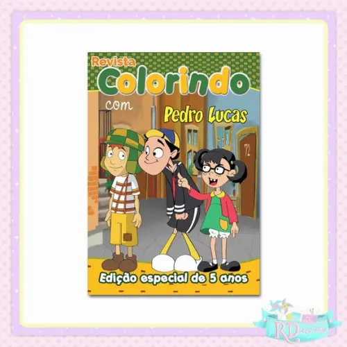 Livrinho de Colorir Chaves