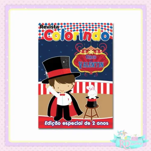 Livrinho de Colorir Circo