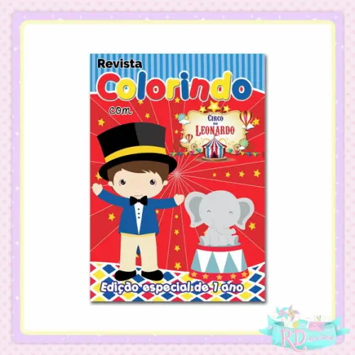 Livrinho de Colorir Circo
