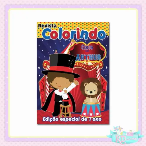 Livrinho de Colorir Circo