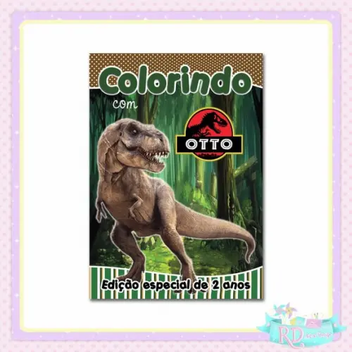 Livrinho de Colorir Dinossauro