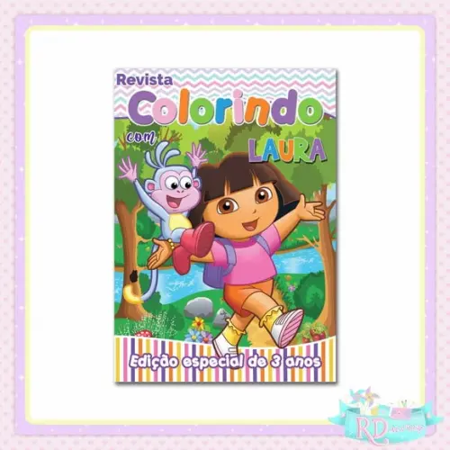 Livrinho de Colorir Dora Aventureira