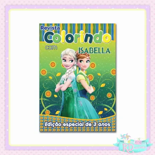 Livrinho de Colorir Frozen Fever