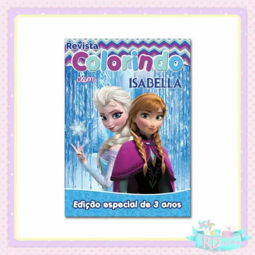 Livrinho de Colorir Frozen
