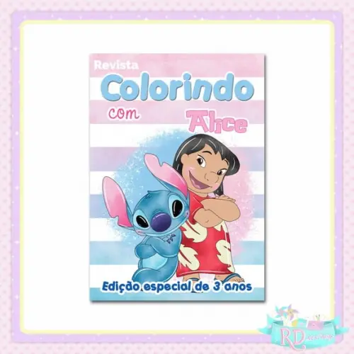 Livrinho de Colorir Lilo e Stitch