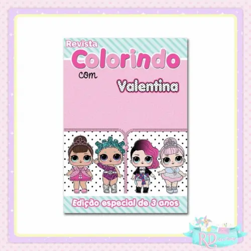 Livrinho de Colorir Lol Surprise