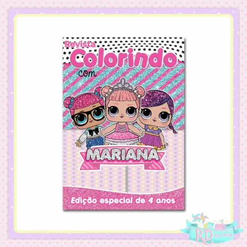 Livrinho de Colorir Lol Surprise